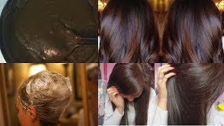 Henna hair dye to get darker hair color How to make henna paste for grey hair  Makeup Secrets [upl. by Lednyc]