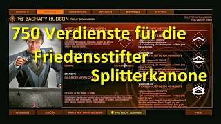 Elite Dangerous Odyssey LP68  750 Verdienste für die Friedensstifter Splitterkanone [upl. by Launcelot361]