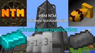 HBM nuclear tech mod ultimate survival guide pt7  schrabidium production meteorites [upl. by Erikson]