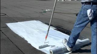 How to Install Elastomeric Roof Coating  Flat Roofs [upl. by Macknair158]