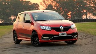 Renault Sandero RS  Test  Matias Antico  TN Autos [upl. by Ahcmis]