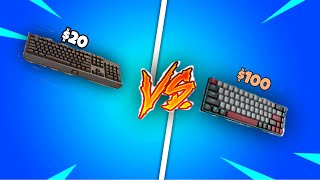 I Tested A 20 And 100 Keyboard Fortnite Reload [upl. by Diamante]