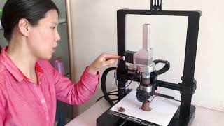 QL220 3D Chocolate Printer Printing Video Food 3D Printer [upl. by Ronoh]