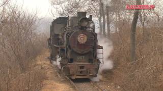 0023 Xingyang Brickworks Railway Clay Train 河南省建材廠鉄路（滎陽市） [upl. by Aydni]