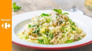 Risotto met plantaardige kip en groene kool [upl. by Benedikta]