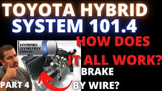 How Toyota Hybrid System Work Part 4 Hybrid Brakes [upl. by Gurias]