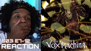 The Legend of Vox Machina Reaction Season 3 Finale Episode 7 8 9 10 11 12 Reaction [upl. by Ahsienaj]