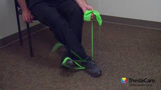 Theraband Exercises  ThedaCare Orthopedic Care [upl. by Yank]