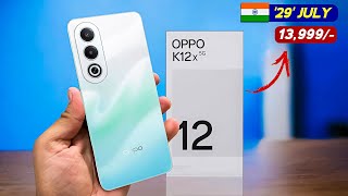 OPPO K12x 5G  Official Launch  Specs  Price in India  OPPO K12x 5G Unboxing [upl. by Ennairej]