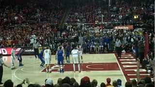 Maryland Beats Duke at home 2013 final play and storming the court [upl. by Cyndy]