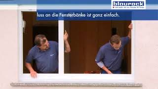 Montage des Blaurock SMART FensterWunder  Das Fenster mit integriertem Rollladen [upl. by Bayly]