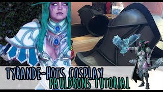 Tyrande  Pauldrons  Cosplay Work Log [upl. by Anelav]