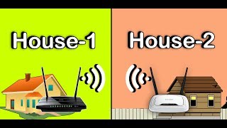 How To Connect wirelessly Two Routers On One Home Network Using WDS without cable [upl. by Yenettirb248]