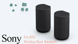 Sony India launches the new SARS5 wireless rear speakers compatible with HTA7000 premium soundbar [upl. by Odlabu]