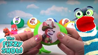 Play Doh Surprise Eggs Mashems and Keychains [upl. by Nonez325]