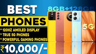 Top 5 Best 5G Phone Under 10000 in 2023  5G Support  120hZ Amoled  Best Phone Under 10000 [upl. by Lissa]