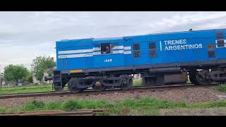 Locomotora Alco DL535 D668 proveniente de Bragado [upl. by Aivato]