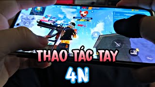 Free Fire Handcam Show Thao Tác Tay 4N Trên Mobile ✨ [upl. by Nerha]