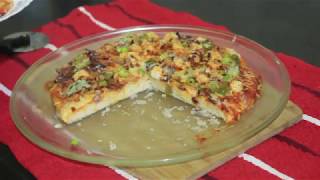 VEG PIZZA RECIPE IN MICROWAVE OVEN  EASY TO COOK PIZZA RECIPE [upl. by Camm120]