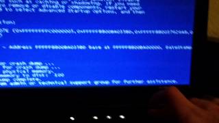 real batch blue screen Windows 7 x64 amp dll loading fail [upl. by Haraz165]