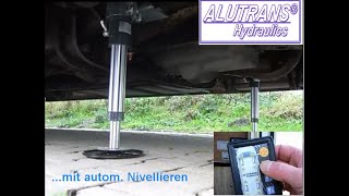 Hubstützen hydraulisch Wohnmobil ALUTRANS Premium Serie 3000 PHA zum Nachrüsten [upl. by Gilder624]