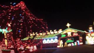 Bagwell xmas lights Springfield Mo 2014 gopro [upl. by Argile]