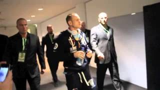 GEORGE GROVES ARRIVES  WEMBLEY AHEAD OF SHOWDOWN WITH CARL FROCH  FOOTAGE [upl. by Dominica]