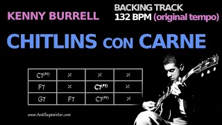 Chitlins Con Carne Kenny Burrell Backing Track [upl. by Ahsercel]