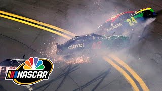 NASCAR Cup Series Duels at Daytona  EXTENDED HIGHLIGHTS  21121  Motorsports on NBC [upl. by Zonda]