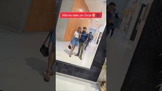 Movie date pe chale🍿🎥 couplegoals shortsfeed shorts bhulbhulaiya viralvideo [upl. by Enellij]