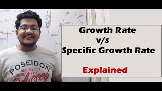 8 Growth Rate vs Specific Growth Rate  MCQs and Notes in Description [upl. by Murdocca]