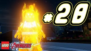 LEGO Marvels Avengers ITA Avventura Mattoncini 28  Torcia Umana  PS4 Xbox One PC [upl. by Taddeusz695]