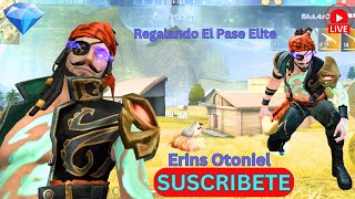 REGALANDO EL PASE ELITE DE FREE FIRE JUGANDO CON SUSCRIPTORES SALAS BR PVPs [upl. by Oberon839]