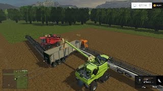 Farm Sim SaturdayBig fields Big equipment [upl. by Enawyd]