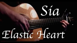 Sia  Elastic Heart  Fingerstyle Guitar [upl. by Reede]