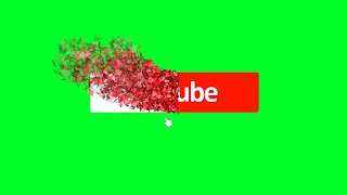 Animated YouTube Green Screen Subscribe Button  No Copyright [upl. by Duffie895]