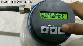 Endress  Hauser Promag Wiring and programming with password [upl. by Rosalba]