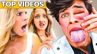 Best Family Pranks Ever  Brent Rivera [upl. by Stichter]