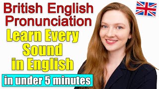 Every Sound in British English Pronunciation RP and the British English PhonemicPhonetic Chart [upl. by Haelhsa]