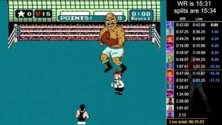 Mike Tysons PunchOut Former World Record Speed Run in 151214 [upl. by Alinoel]