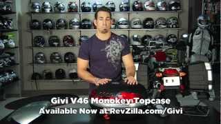 Givi V46 Monokey Topcase Review at RevZillacom [upl. by Tutankhamen549]