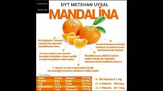 MANDALİNANIN FAYDALARI DİYETİSYEN BESLENME UZMANI VE DİYET UZMANI METEHAN UYSAL [upl. by Mcclain160]