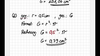 Kegel  Grundfläche berechnen  Umformungen erklärt [upl. by Lleryd819]