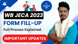 wb jeca 2023 form fillup process and important updates [upl. by Ecam]