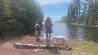 Hike to Keweenaw Peninsula MichiganBlack Creek Nature Sanctuary [upl. by Ayomat]