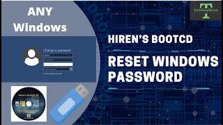 Windows Password Reset Using Hiren’s BootCD [upl. by Clyde636]