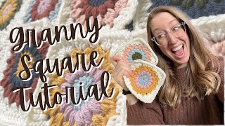 Ultimate SunburstStarburst Granny Square Tutorial for Beginners [upl. by Eerak]