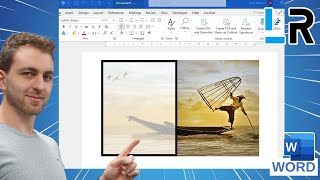 Change picture TRANSPARENCY in Word ✅ 1 MINUTE [upl. by Eveineg]