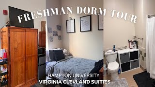 FRESHMAN DORM TOUR HAMPTON UNIVERSITY VC SUITES [upl. by Gebhardt]