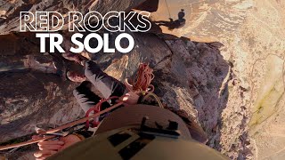 Top Rope Solo Climbing  Red Rocks [upl. by Aihseken]